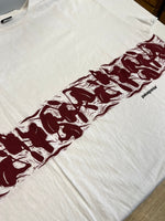 パタゴニア PATAGONIA 90s Vintage ヴィンテージ  USA製 カヤック柄 プリントTシャツ 半袖カットソー 白 XL Tシャツ ホワイト LLサイズ 101MT-4702