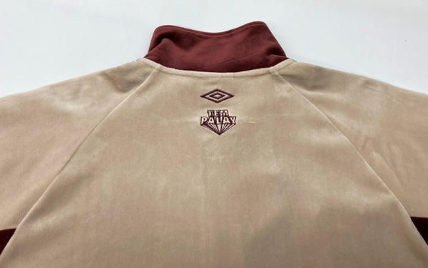 アンブロ UMBRO × Tempalay テンパレイ ANDY FREAK'S STORE 別注モデル ベロア トラック ジャケット 茶 1059394400025 ジャケット ロゴ ブラウン Lサイズ 104MT-2101