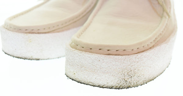 クラークス Clarks WALLABEE CUP ワラビー カップ モカシン 厚底 シューズ 白 26158153 メンズ靴 モカシン ホワイト 27cm 103S-1138