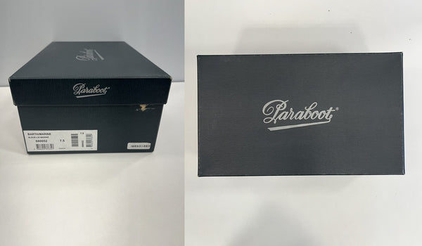 パラブーツ Paraboot BARTH MARINE バース マリン 黒 680052 メンズ靴 デッキシューズ ブラック サイズ7.5 101sh-2248