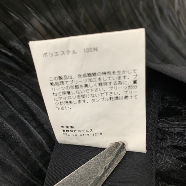 ハイク HYKE 18SS オーガンジープリーツスカートロングスカート 181-14046-013 スカート ブラック 201LB-110