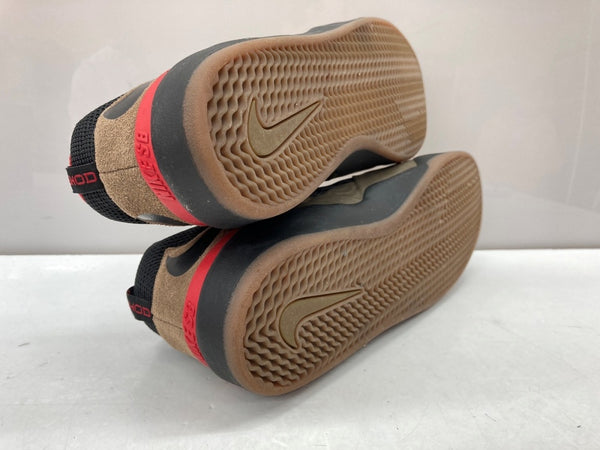 ナイキ NIKE 21年製 × ISHOD WAIR イショッド ウェア SB ISHOD PRO OLIVE イショッド オリーブ シューズ 緑 DC7232-300 メンズ靴 スニーカー カーキ 27.5cm 104S-832