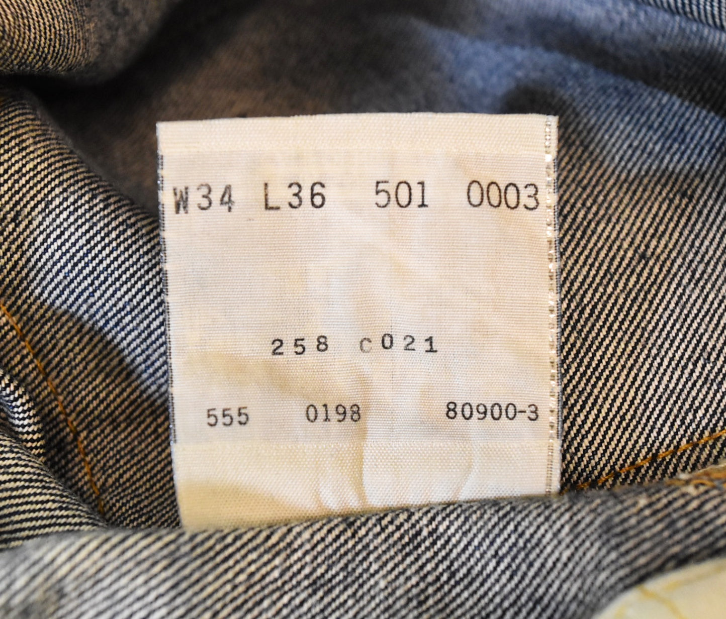 リーバイス Levi's 501XX 555刻印 USA製 バレンシア 工場 98年1月 製造