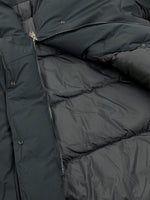 ナンガ NANGA SHAWL COLLAR DOWN COAT 3RD ショール カラー ダウン コート アウター ジャケット 黒 コート 無地 ブラック Lサイズ 104LT-23