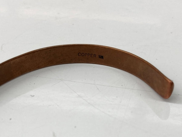 インディアンジュエリー Indian Jewelry Copper Bangle コッパー バングル Wheeler Manufacturing WM ブレスレッド メンズジュエリー バングル・ブレスレット 総柄 オレンジ 104A-76