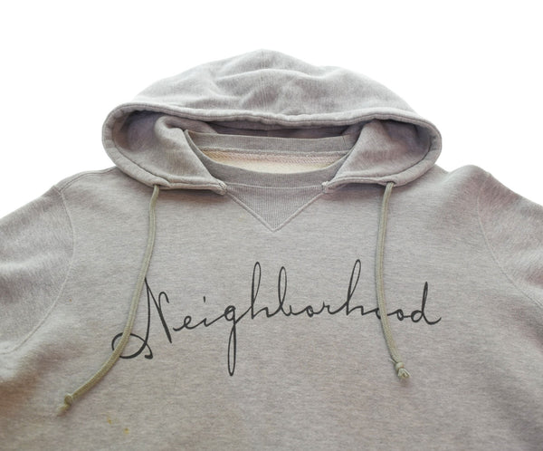 ネイバーフッド NEIGHBORHOOD × Disney 00s BIG BAD WOLF フーディー 染み込みプリント 後付け パーカ グレー 103MT-2892