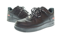 ナイキ NIKE Supreme × Air Force 1 Low "Black" シュプリーム × エアフォース1 ロー "ブラック" CU9225-001 メンズ靴 スニーカー ブラック 28cm 両足インソールロゴ剥がれあり 103S-1279