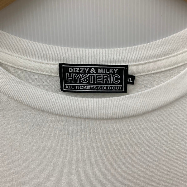 ヒステリックグラマー HYSTERIC GLAMOUR 24SS FLOWER TRIPPIN プリントTシャツ 02241CT13 Tシャツ ホワイト LLサイズ 201LT-446