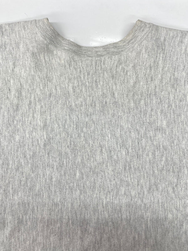 チャンピオン Champion 90s 90年代 刺繍タグ REVERSE WEAVE リバースウィーブ  USA製 WHEATON BASEBALL  灰色 スウェット プリント グレー XLサイズ 104MT-2279