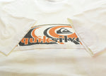 クイックシルバー Quiksilver 90's OVAL LOGO PRINT Tee オーバル ロゴ T MADE IN USA 90年代 90s オールドサーフ オールドスケート XL Tシャツ ホワイト 103MT-2718