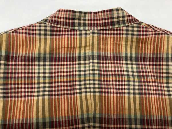 ダブルアールエル RRL 90s 90年代 三ツ星タグ 3B JACKET テーラード センターベント ヴィンテージ VINTAGE ラルフローレン RALPH LAUREN コットン USA製 マドラスチェック ジャケット マルチカラー Mサイズ 104MT-2034