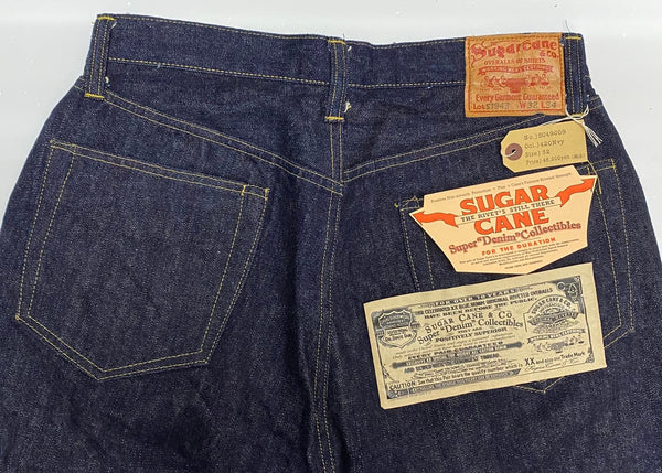 【曜日割引対象外】 シュガーケーン SUGAR CANE BLUE DENIM WAIST OVERALLS “S1943” MODEL SC49009 デニム ブルー 32-34サイズ 201MB-966 VB