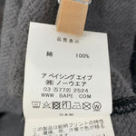 ア ベイシング エイプ A BATHING APE ハーフジップ スウェット ブラック Lサイズ 201MT-4371