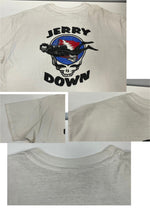 バンド band 90's 90s Grateful Dead JERRY DOWN グレイトフル・デッド ジェリーガルシア 両面 Vintage ヴィンテージ - Tシャツ ホワイト フリーサイズ 101MT-3490