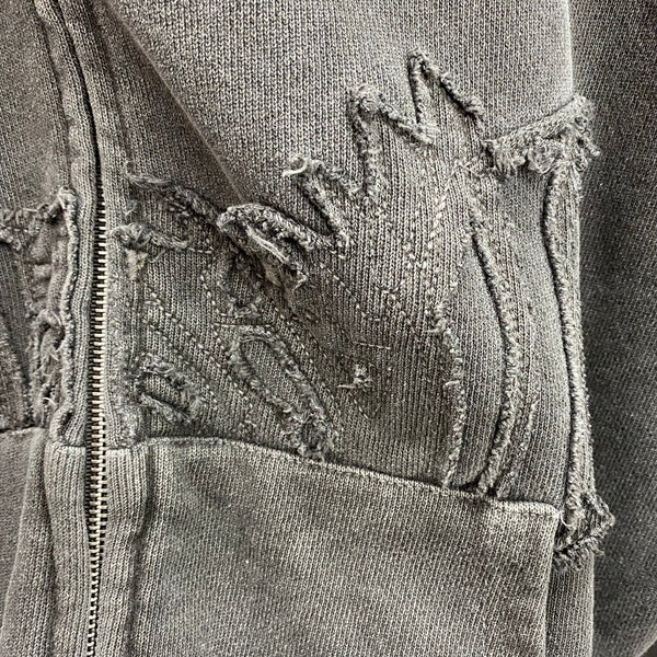 ブレスユー BLESS U Pigment Zip Hoodie Black BU0100 パーカ ブラック Lサイズ 201MT-4170