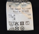 ザ THE THE Sweat Pullover Hoodie 中川政七商店 吊り編み スウェット フーディー ラグラン 201808 パーカ ブラック Sサイズ 103LT-154