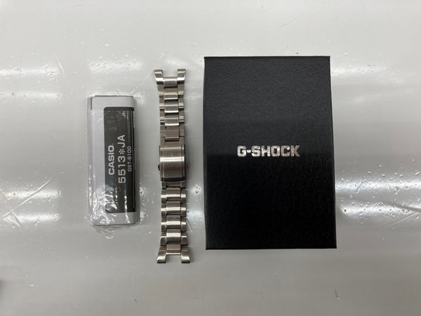 ジーショック G-SHOCK CASIO カシオ G-STEEL 耐衝撃構造 20気圧防水 アウトドア 腕時計 ウォッチ 5513 銀 黒 GST-B100 メンズ腕時計ブラック 104T-35