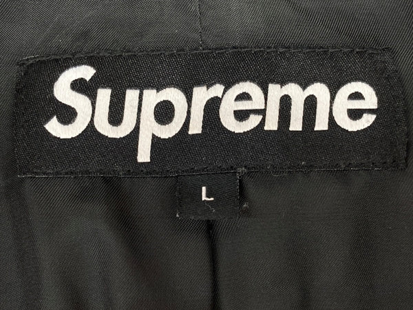 シュプリーム SUPREME 13AW Loro Piana Wool Trench ロロピアーナ ウール トレンチ ステンカラー テーラード フロントボタン 千鳥柄 GRAY グレー系 灰色  コート 総柄 グレー Lサイズ 104MT-1848