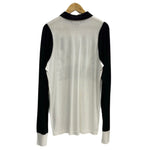 ウエストライド WESTRIDE HARDLY-DRIVEABLE VINTAGE RACING RAYON HALF ZIP 長袖カットソー ホワイト 40サイズ 201MT-4165