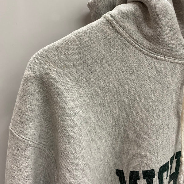 【曜日割引対象外】 チャンピオン Champion 90's USA製 reverse weave カレッジ パーカ グレー XXLサイズ 201MT-4652 VB