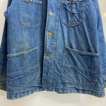 【曜日割引対象外】 ヴィンテージ vintage 70's リー Lee 81-LJ ブランケットライナー デニムカバーオール USA製 ジャケット ブルー 201MT-3691 VB