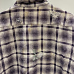 【曜日割引対象外】 ヴィンテージ vintage 60's PILGRIM プリントネルシャツ 長袖シャツ ホワイト 17-17 1/2サイズ 201MT-4720 VB