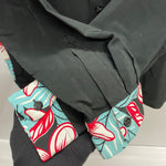 【曜日割引対象外】 サンサーフ SUN SURF SPECIAL EDITION L/S RAYON HAWAIIAN SHIRT SS28422 長袖シャツ ブラック Lサイズ 201MT-4290 VB