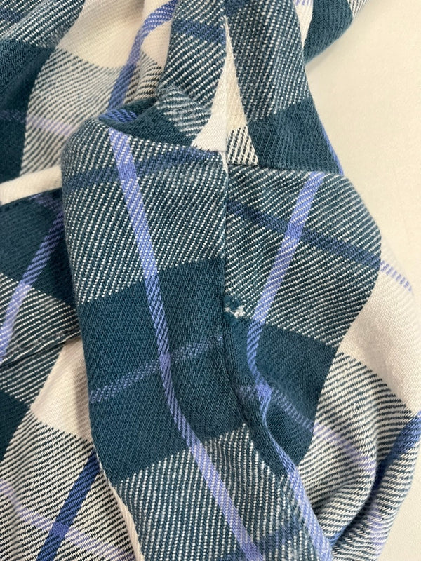 ファイブブラザー FIVE BROTHER ヴィンテージ Vintage 70s～80s チェック柄 ネルシャツ US古着 長袖シャツ ブルー Mサイズ 101MT-4777