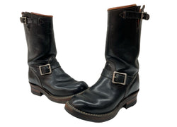 ウェスコ Wesco CUSTOM BOSS カスタム ボス エンジニア ブーツ Vibramソール ロング 革靴 シューズ 黒 BK7700LL430 メンズ靴 ブーツ エンジニア ブラック サイズ 9D 104S-773