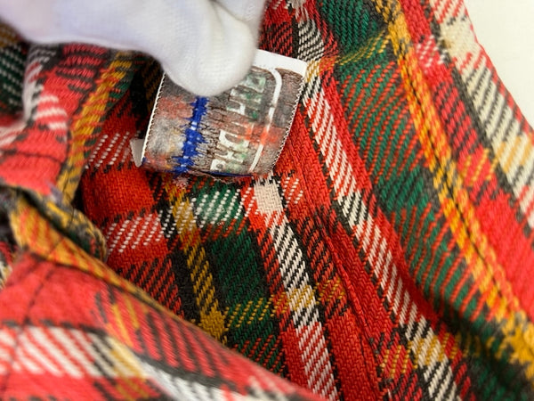 ファイブブラザー FIVE BROTHER 70s～ Vintage ヴィンテージ ネルシャツ チェックシャツ  US古着 赤系 長袖シャツ レッド Mサイズ 101MT-4096