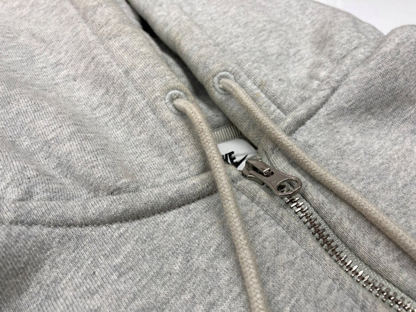 ステューシー STUSSY × NIKE ナイキ Fleece ZIP Hoodie フリース ジップ フーディ パーカー 灰 FJ9181-050 パーカ ロゴ グレー XLサイズ 104MT-2031