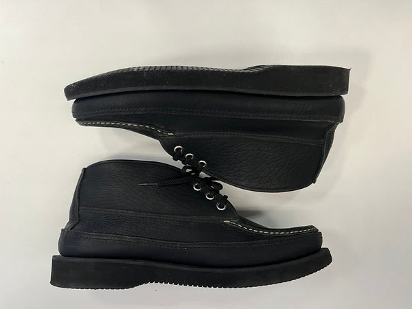 ラッセルモカシン RUSSELL MOCCASIN SPORTING CLAYS CHUKKA スポーティングクレイチャッカ 黒 USA製 メンズ靴 モカシン ブラック 8 1/2 (参考サイズ約26.5～27cm) 101sh-2219