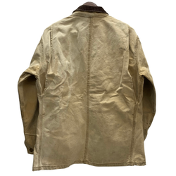 【曜日割引対象外】 カーハート Carhartt 70's Chore Coat デカCボタン カバーオール ジャケット ベージュ 40サイズ 201MT-4501 VB