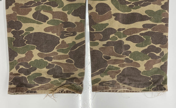 カーハート Carhartt 80s 80年代 ダブルニー ダック ワークパンツ カモ柄 USA製 フェード  カモフラージュ・迷彩 ボトムスその他 カーキ 34×32 104MB-359