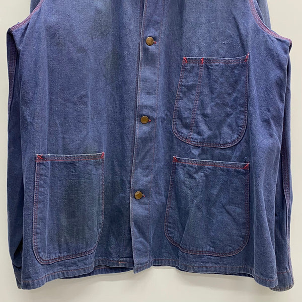 【曜日割引対象外】 ヴィンテージ vintage 60's～ デニム カバーオール ストア系ブランド ジャケット ブルー 201MT-3452 VB