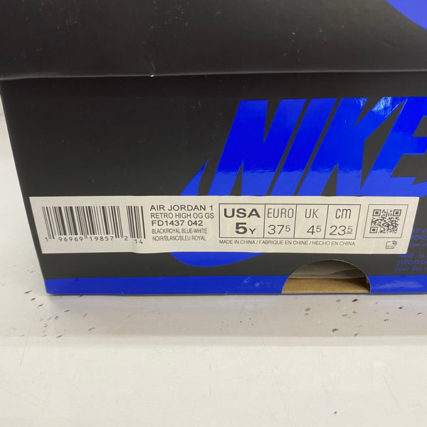 ナイキ NIKE AIR JORDAN 1 RETRO HIGH OG GS FD11437-042 レディース靴 スニーカー ブルー 23.5cmサイズ 201-shoes1404