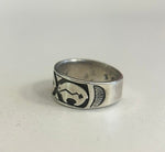 シルバー Silver BEAR & BROKEN ARROW STERLING SILVER RING ベア アンド ブロークンアロー スターリングシルバー ピンキーリング  メンズジュエリー・アクセサリー インディアンジュエリー 指輪・リング シルバー 101G-207