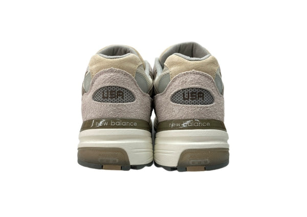 ニューバランス new balance 24年製 U992 ABZORB SBS メッシュ スエード ランニング ローカット シューズ 灰 U992MM メンズ靴 スニーカー グレー 29cm 104S-1038