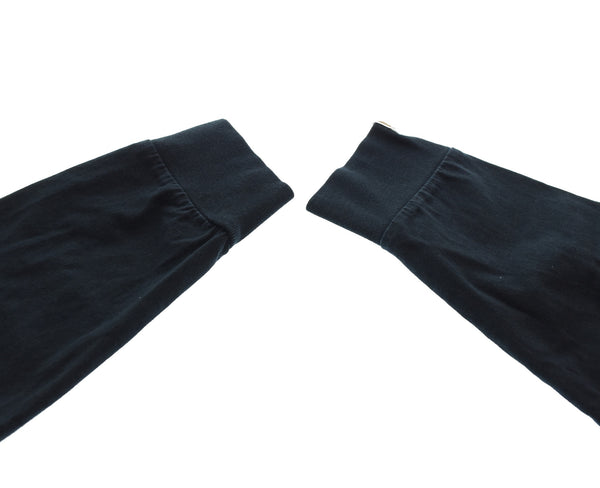 アベイシングエイプ A BATHING APE  RELAXED TIGER L/S TEE リラックスドタイガー ロングスリーブT バックプリント 袖プリント 001LTG801002X ロンT ブラック Lサイズ 103MT-3425