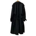 アトウ ato WOOL TRENCH COAT AM22C-C06 コート ブラック 48サイズ 201MT-3612
