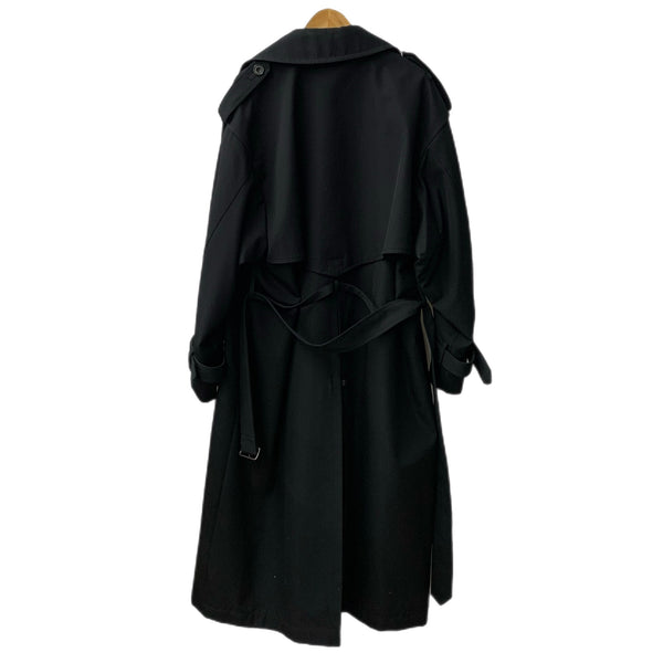 アトウ ato WOOL TRENCH COAT AM22C-C06 コート ブラック 48サイズ 201MT-3612