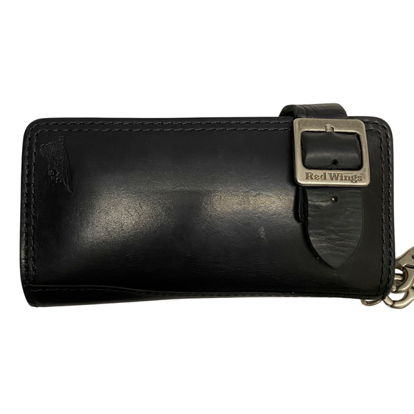 【曜日割引対象外】 レッドウィング RED WING ライダースウォレット レザー 長財布 財布・ケース メンズ財布 ブラック 201goods-720 VB