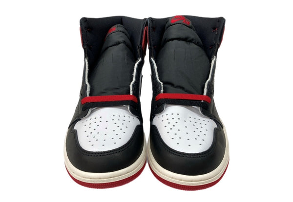 ナイキ NIKE 24年製 AIR JORDAN 1 RETRO HIGH OG BLACK TOE REIMAGINED エア ジョーダン レトロ ハイ ブラック トゥ リイマジンド AJ1 つま黒 白 赤 黒 DZ5485-106 メンズ靴 スニーカー ブラック 27.5cm 104S-717