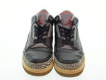 ナイキ NIKE AIR JORDAN 3 RETRO エアジョーダン 3 レトロ スニーカー 黒 136064-010 メンズ靴 スニーカー ブラック 29cm 103S-697