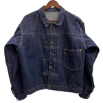 【曜日割引対象外】 ニートスタイル Neat Style KIWAMI WWII ”極み”大戦モデル 錆ボタン デニム ジャケット ブルー 46サイズ 201MT-4697 VB