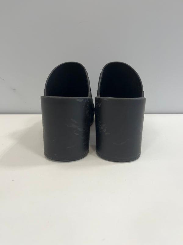 ディーゼル DIESEL ロゴ ラバー ヒールサンダル 黒 レディース靴 サンダル その他 ブラック サイズ38 101sh-2395