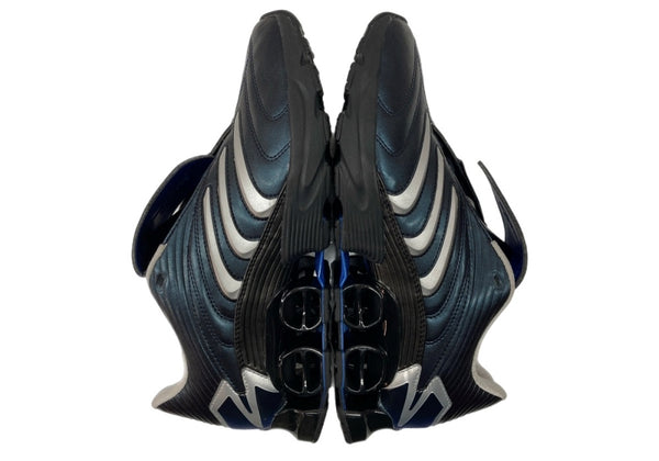 アディダス adidas 24年製 × atmos アトモス PREDATOR MEGARIDE プレデター メガライド サッカー シューズ 青 黒 JQ2579 メンズ靴 スニーカー ブラック 27cm 104S-909