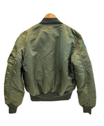 アルファインダストリーズ ALPHA INDUSTRIES ×TOP GUN トップガン  MA-1 フライトジャケット AA050728-1 ジャケット カーキ Mサイズ 101MT-4953