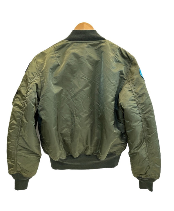 アルファインダストリーズ ALPHA INDUSTRIES ×TOP GUN トップガン  MA-1 フライトジャケット AA050728-1 ジャケット カーキ Mサイズ 101MT-4953