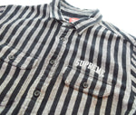 シュプリーム SUPREME Stripe Heavyweight Flannel Shirt ストライプシャツ 長袖シャツ Mサイズ 103MT-2784